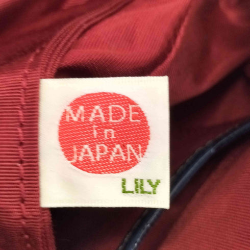 lily クロコ型押し 2wayバッグ 日本製 レディース