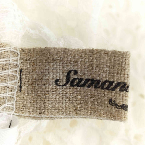 サマンサモスモス samansa Mos2 26ss レース膨れジャガードプルオーバー レディース FREE