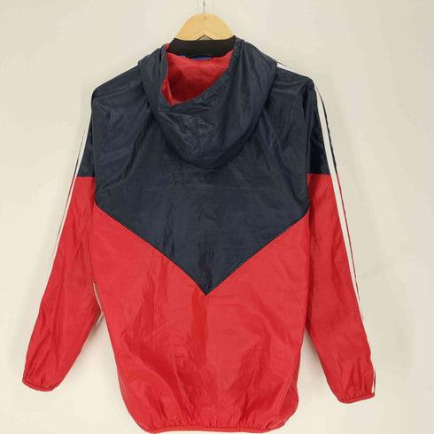 アディダスオリジナルス adidas Originals トレフォイルロゴ プリント 裏地メッシュ マルチカラー ウインドブレーカー フーデッド ジャケット メンズ JPN:M