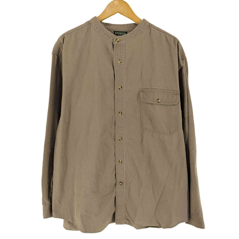 KENSINGTON バンドカラーボタンシャツ メンズ import:L