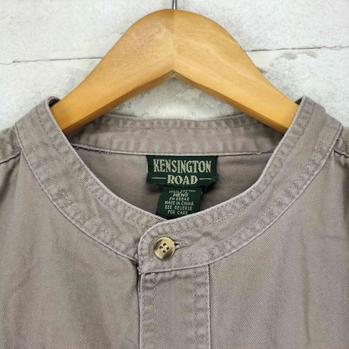 KENSINGTON バンドカラーボタンシャツ メンズ import:L