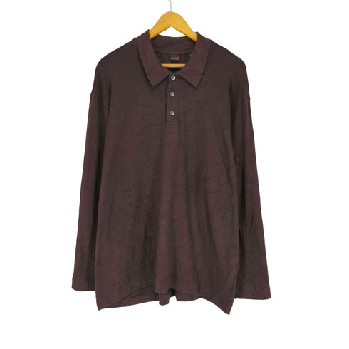 レーヨン混ニットポロシャツ メンズ import:XL