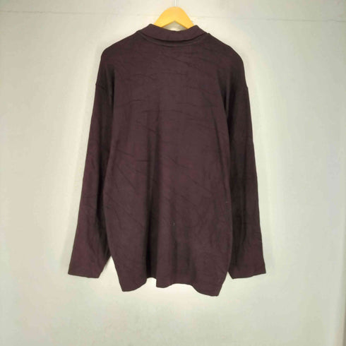 レーヨン混ニットポロシャツ メンズ import:XL