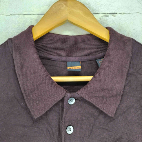 レーヨン混ニットポロシャツ メンズ import:XL