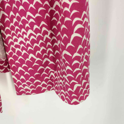 ダイアンフォンファステンバーグ DIANE VON FURSTENBERG 総柄 シルクロングカーディガン レディース 0