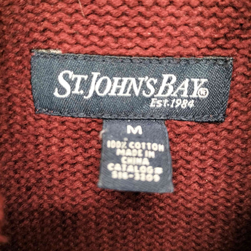 セントジョンズベイ STJOHNS BAY ハーフボタンニット メンズ JPN:M