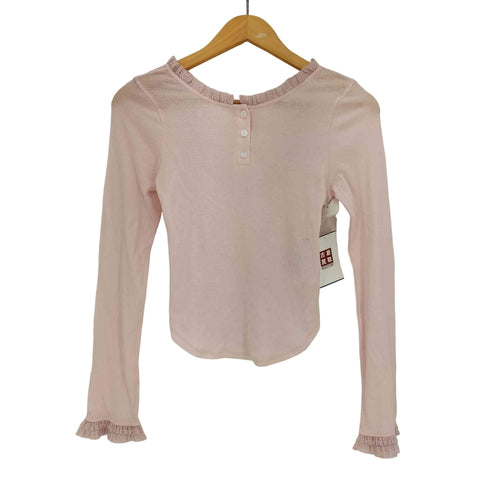 リリーブラウン Lily Brown 26ss バックオープンヘンリーネックカットトップス レディース ONE SIZE