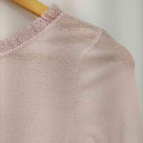 リリーブラウン Lily Brown 26ss バックオープンヘンリーネックカットトップス レディース ONE SIZE