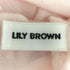 リリーブラウン Lily Brown 26ss バックオープンヘンリーネックカットトップス レディース ONE SIZE