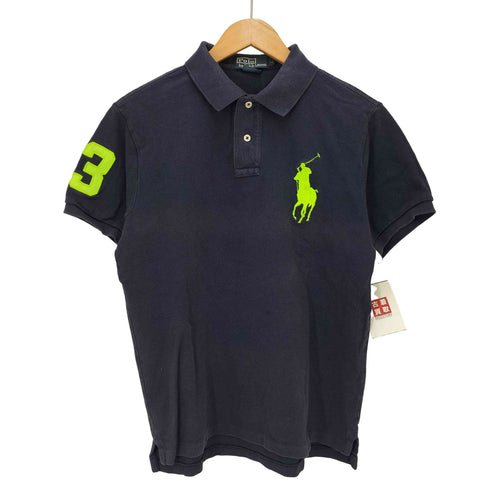 ポロバイラルフローレン Polo by RALPH LAUREN ビッグポニー ナンバリング ポロシャツ メンズ import:L