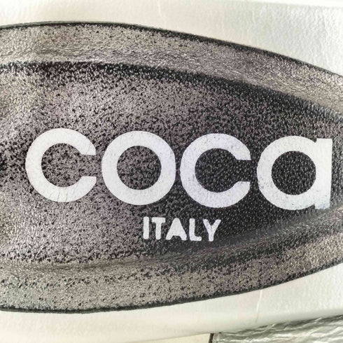 コカ coca メタリックストラップサンダル レディース 36