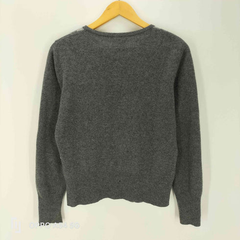 APT.9 cashmere カシミヤ100% アーガイル クルーネックカーディガン レディース JPN:L