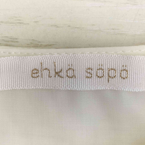 エヘカソポ EHKA SOPO 裾ドロストブラウス レディース FREE