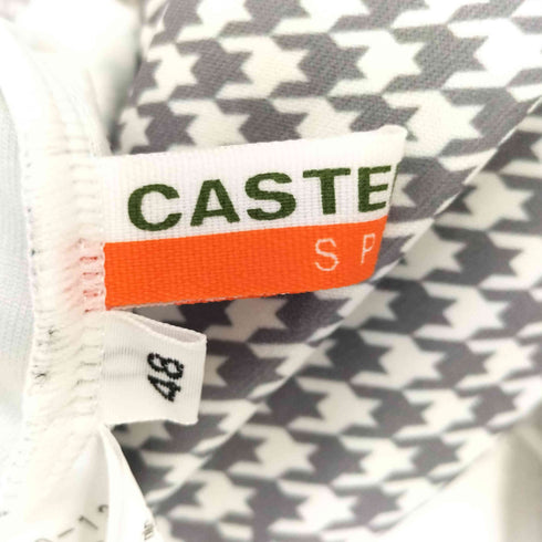 カステルバジャックスポーツ CASTELBAJAC SPOT 千鳥柄 インナー長袖Tシャツ メンズ 48
