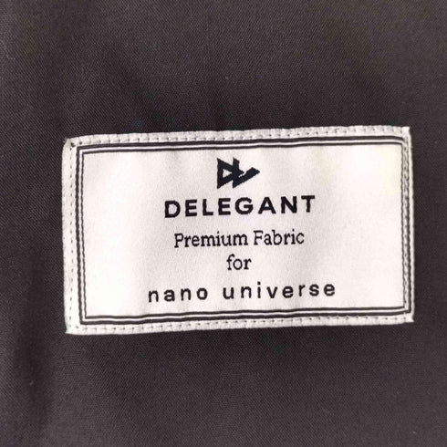 ナノユニバース NANO universe DELEGANTE エアリーサキソニー ストレートFITパンツ メンズ JPN:L