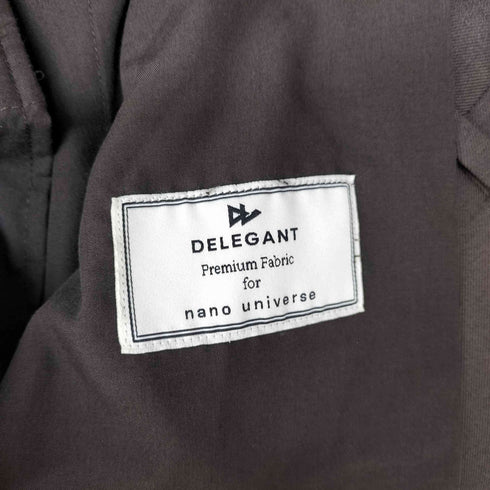 ナノユニバース NANO universe DELEGANTE エアリーサキソニー ストレートFITパンツ メンズ JPN:L
