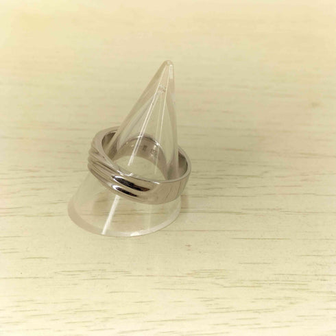 ライオンハート LION HEART 925刻印 ツイストデザイン シルバーリング メンズ 21号