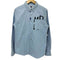 MADNESS プリント デザイン ボタンダウン L/S オックスフォードシャツ メンズ JPN:M