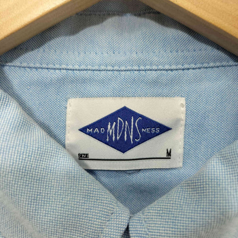 MADNESS プリント デザイン ボタンダウン L/S オックスフォードシャツ メンズ JPN:M
