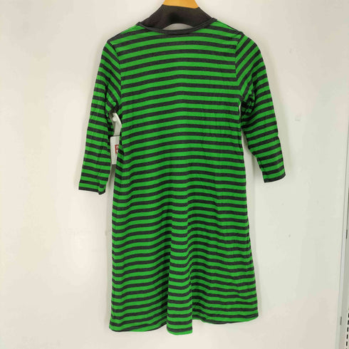 マリメッコ marimekko ボーダー 7分袖ワンピース レディース S
