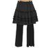 FLARE UP 26ss 3-Layered Ruffle Skirt Pants レディース