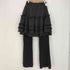 FLARE UP 26ss 3-Layered Ruffle Skirt Pants レディース