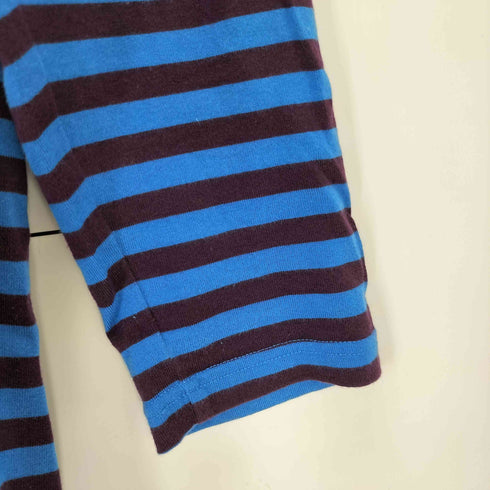 マリメッコ marimekko ボーダー 7分袖ワンピース レディース S