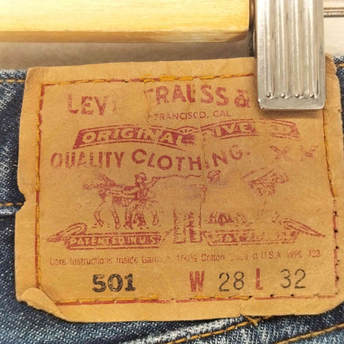 リーバイス Levis USA製 99年製 553刻印 501 デニムパンツ レディース W28