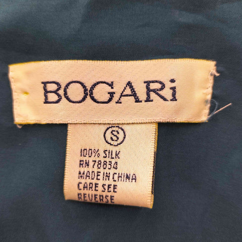BOGARI シルク 100% レギュラーカラー シャツ メンズ import:S