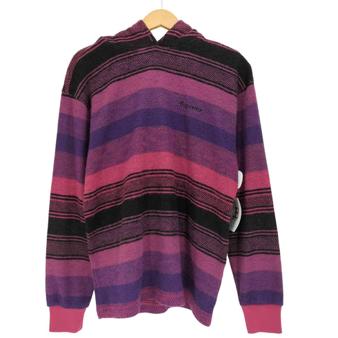 シュプリーム Supreme 18AW Knit Stripe Hooded L/S Top メンズ import:S