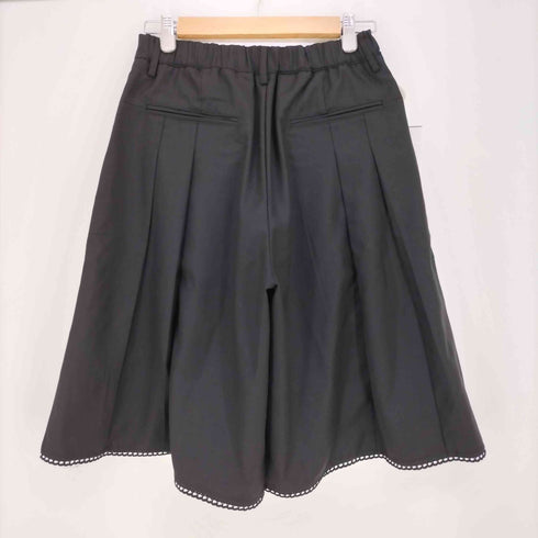 RONRON FRILL WIDE BERMUDA PANTS レディース