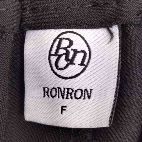 RONRON FRILL WIDE BERMUDA PANTS レディース