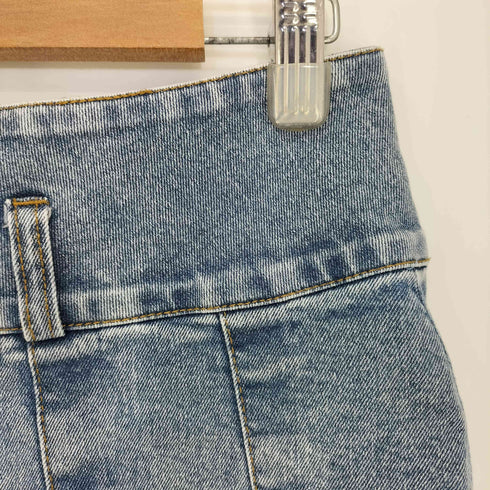 ジーナシス JEANASIS 25aw 【25quee】スタッズデニムプリーツミディスカート レディース FREE