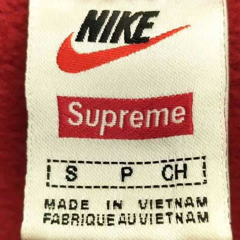 シュプリーム Supreme 19AW Leather Applique Hooded Sweatshirt メンズ import:S