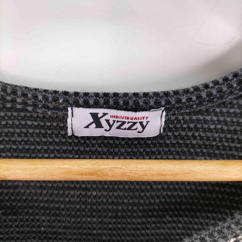 xyzzy ワッフル 両面レタープリント タンクトップ レディース