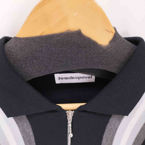 CABARET POVAL 23SS HALF ZIP S/S POLO メンズ JPN:M