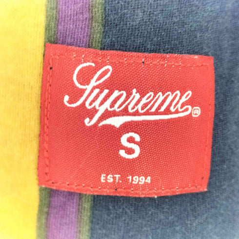 シュプリーム Supreme 10S STRIPE Hoodie S/S TEE ワングラム ストライプ 半袖 フード Tシャツ メンズ import:S