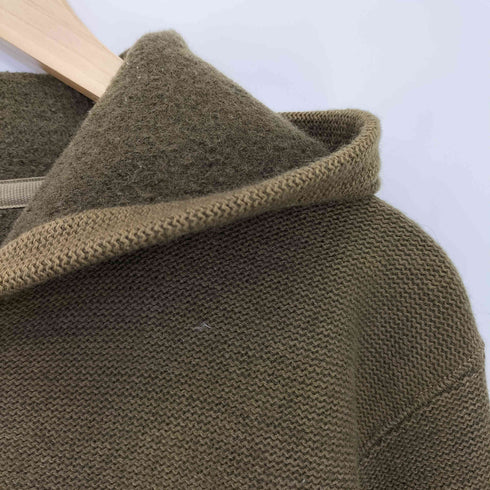 ダブルアールエルラルフローレン RRL RALPH LAUREN 世界100着 NY製 ウールコットン LIMITED EDITION A-1ジャケットモチーフ ニット ジップアップ パーカー メンズ import:M