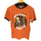 Trau&Loenvner}00S ドラキュラロゴプリントリンガーTシャツ メンズ