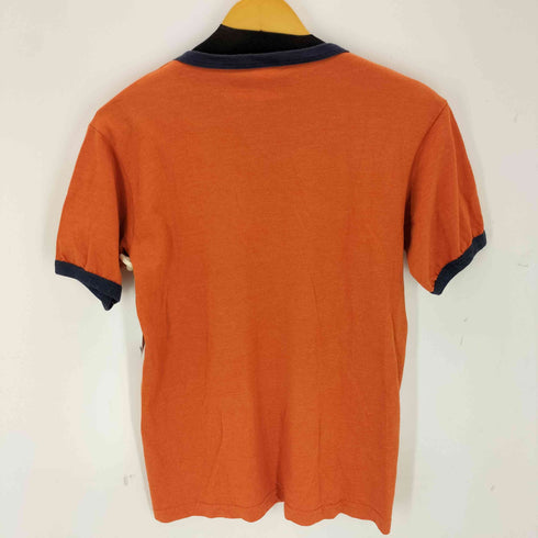 Trau&Loenvner}00S ドラキュラロゴプリントリンガーTシャツ メンズ