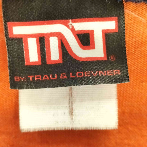 Trau&Loenvner}00S ドラキュラロゴプリントリンガーTシャツ メンズ