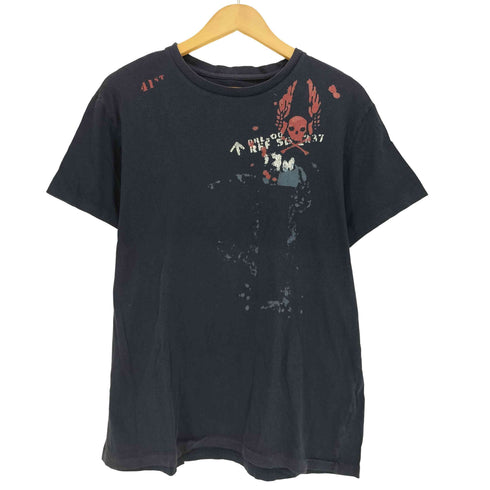 ポロラルフローレン POLO RALPH LAUREN スカルプリント クルーネックTシャツ y2k メンズ LL