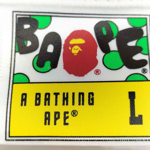 アベイシングエイプ A BATHING APE ABC CAMO APE HEAD S/S TEE エイプヘッド ワッペン Tシャツ メンズ JPN:L