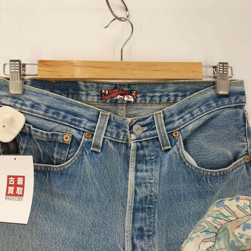 リーバイス Levis 90S 96年製 USA製 501 ボタンフライ ストレート デニム パンツ ボタン裏刻印 524 カスタム メンズ W32 L30