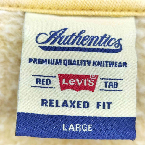 リーバイス Levis RELAXED FIT Authentic Crewneck Sweatshirt ロゴ刺繍 裏起毛 クルーネックスウェット トレーナー メンズ import:L