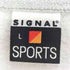 シグナルスポーツ SIGNAL SPORTS グラフィティアート ロゴ刺繍 プリント クルーネックスウェット トレーナー メンズ JPN:L