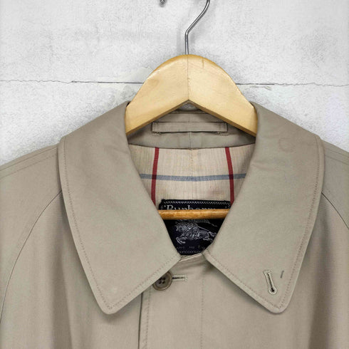 バーバリーズ BURBERRYS MADE IN ENGLAND 裏地チェック比翼ステンカラーコート メンズ