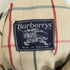 バーバリーズ BURBERRYS MADE IN ENGLAND 裏地チェック比翼ステンカラーコート メンズ