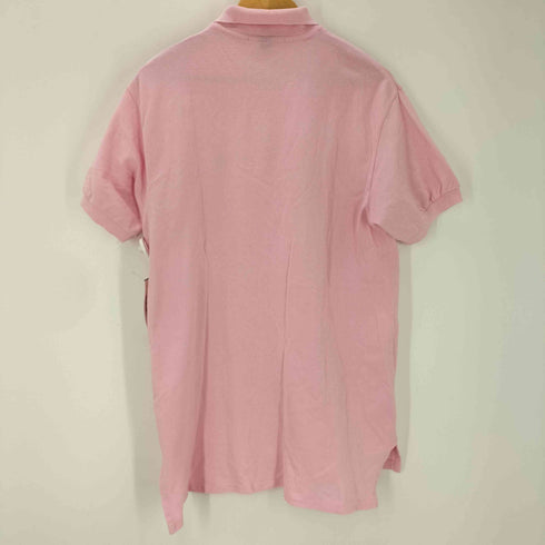 ポロバイラルフローレン Polo by RALPH LAUREN 90s USA製 ポニー刺繍 半袖 ポロ ピンク メンズ import:M