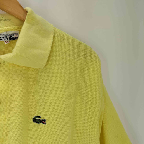 シュミーズラコステ CHEMISE LACOSTE 70S MADE IN FRANCE フランス製 ワニ 刺繍 ポロシャツ メンズ import:XL